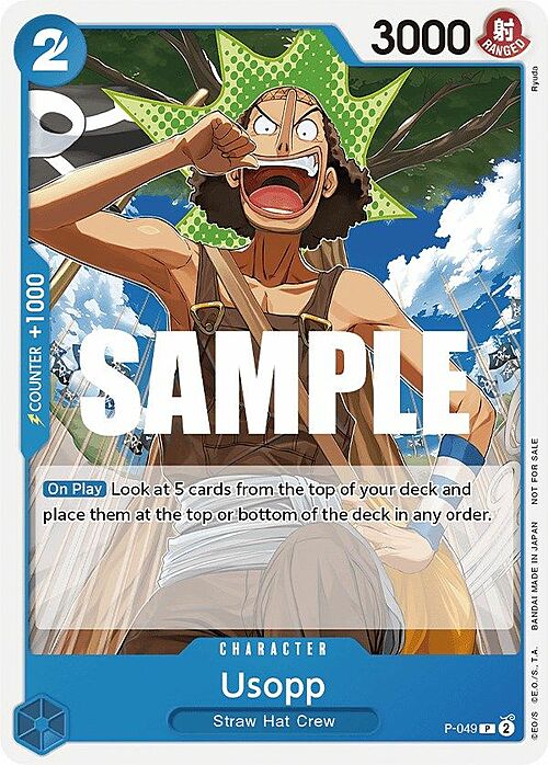 Usopp Card Front