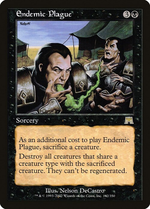 Endemic Plague Card Front