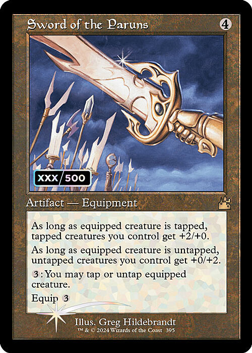 Sword of the Paruns Card Front