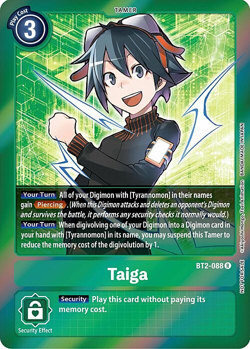 Taiga Card Front