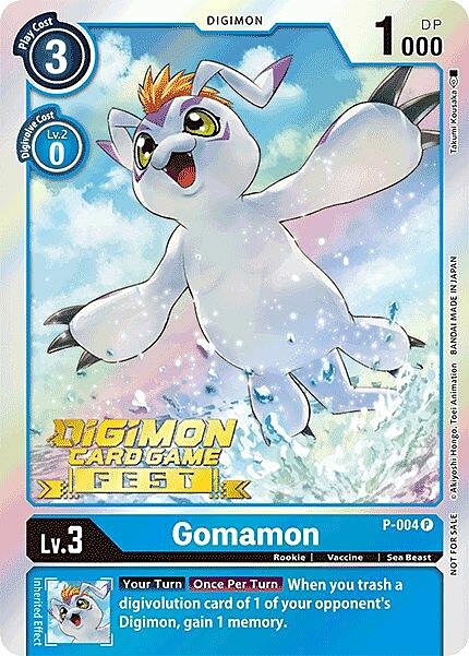 Gomamon Card Front