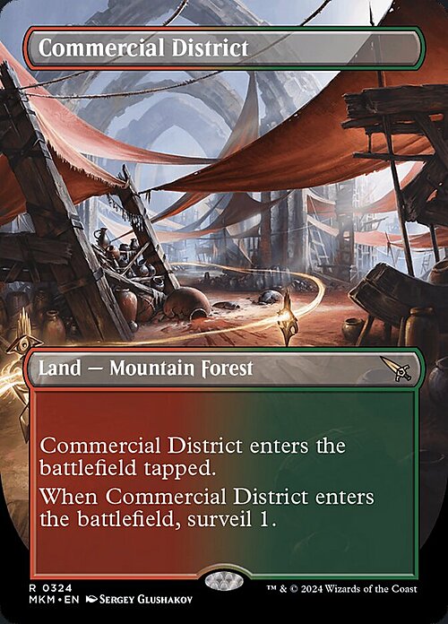 Commercial District Card Front