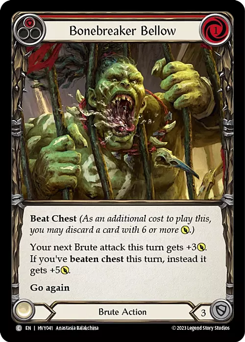 Bonebreaker Bellow - Red Card Front