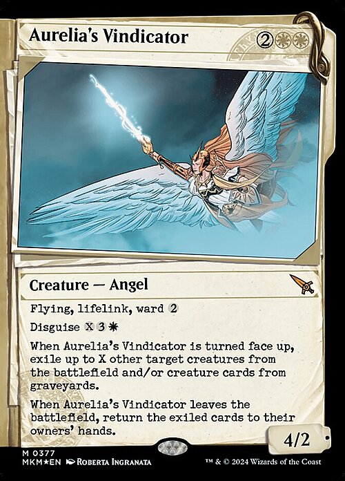 Aurelia's Vindicator Card Front