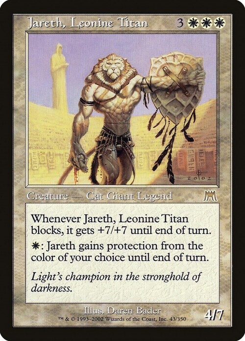 Jareth, Leonine Titan Card Front