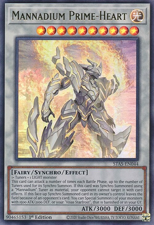 Mannadium Prime-Heart Card Front