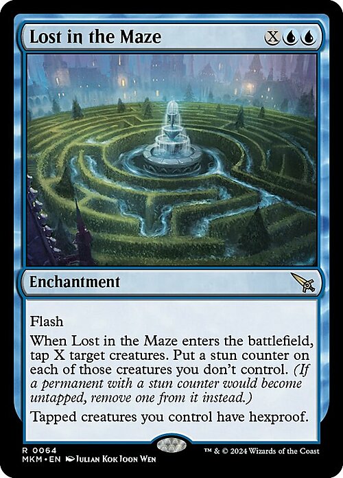 Lost in the Maze Card Front