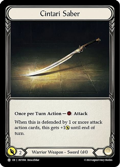 Cintari Saber // Mandible Claw Card Front