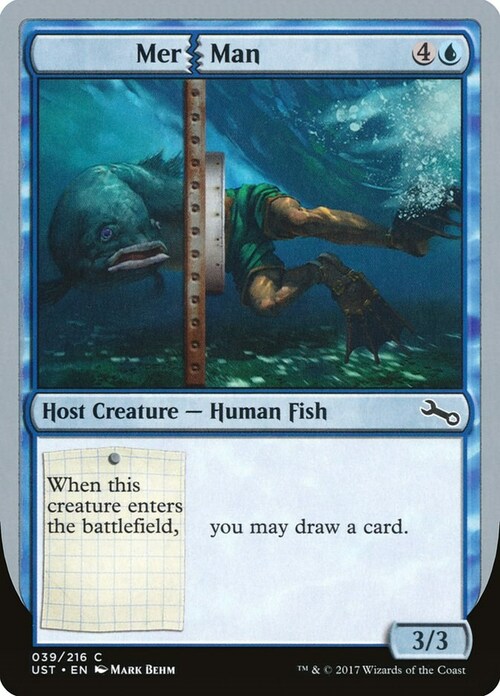 Mer Man Card Front