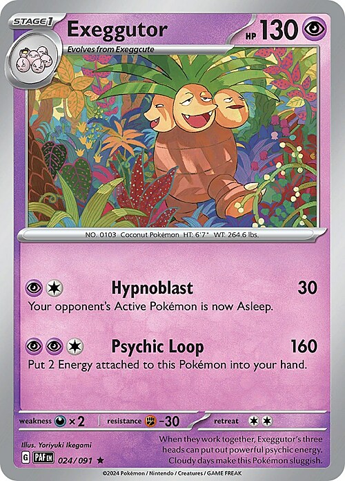 Exeggutor Card Front