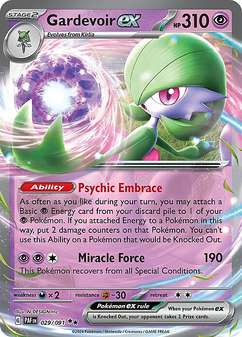 Gardevoir ex Card Front