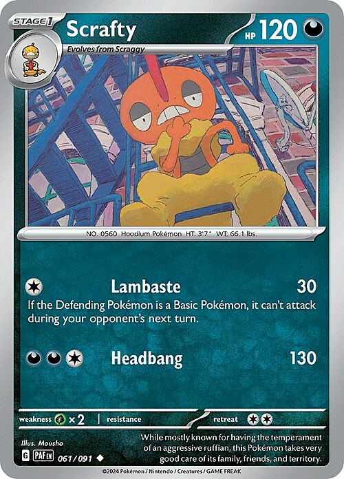 Scrafty Card Front