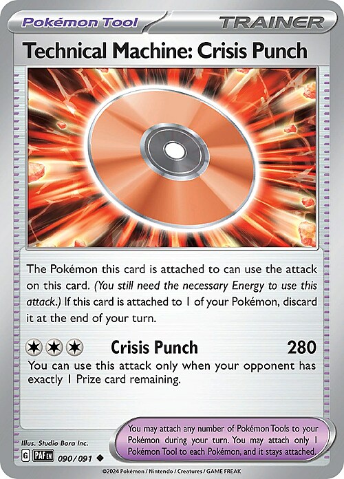 Technical Machine: Crisis Punch Card Front