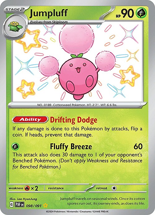 Jumpluff Card Front