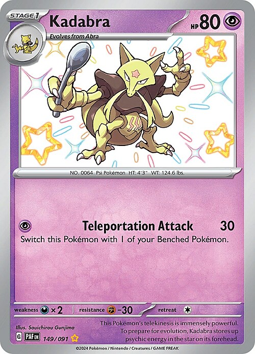 Kadabra Card Front