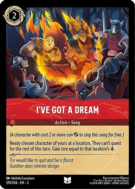 I've Got a Dream Card Front