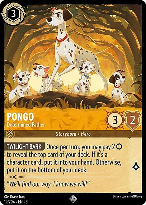 Pongo - Determined Father Card Front