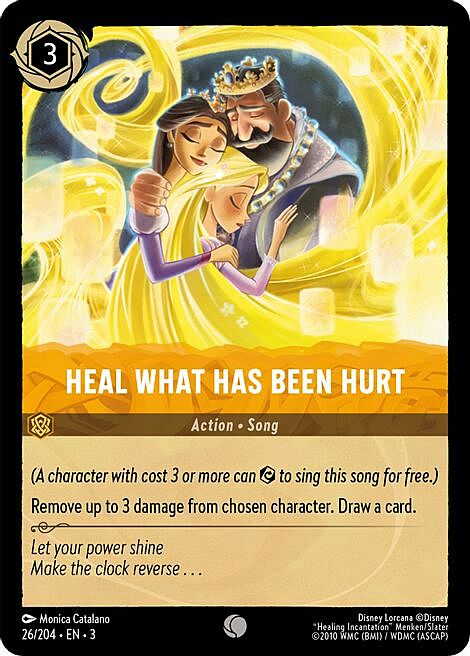 Heal What Has Been Hurt Card Front