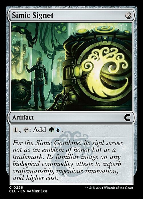 Simic Signet Card Front