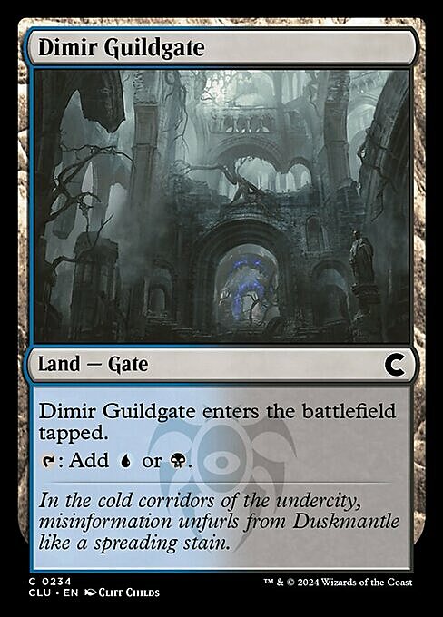 Dimir Guildgate Card Front