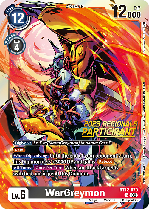 WarGreymon Card Front