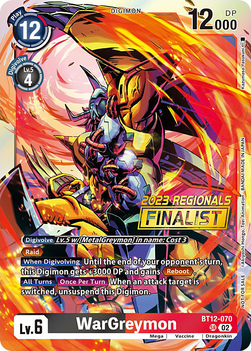 WarGreymon Card Front