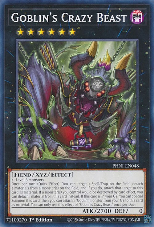 Goblin's Crazy Beast Card Front