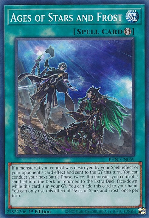 Ages of Stars and Frost Card Front