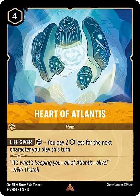 Heart of Atlantis Card Front