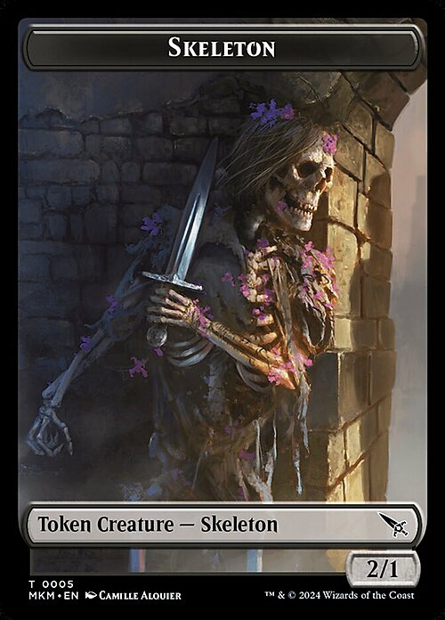 Skeleton Card Front