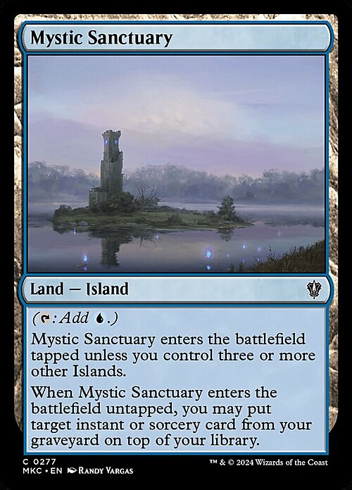 Mystic Sanctuary Card Front