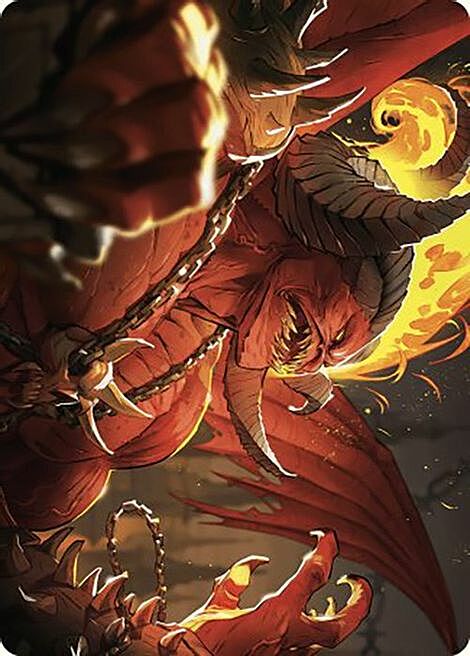 Art Series: Rakdos, Patron of Chaos Card Front