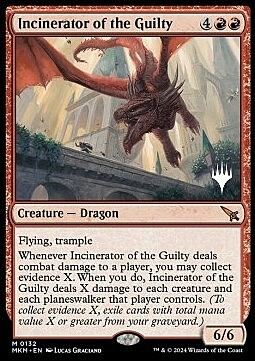 Incinerator of the Guilty Card Front