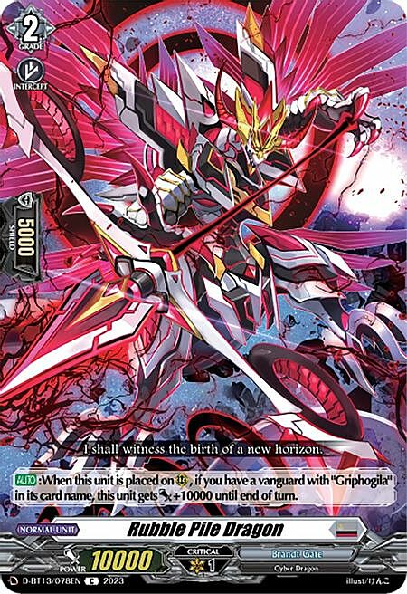 Rubble Pile Dragon Card Front