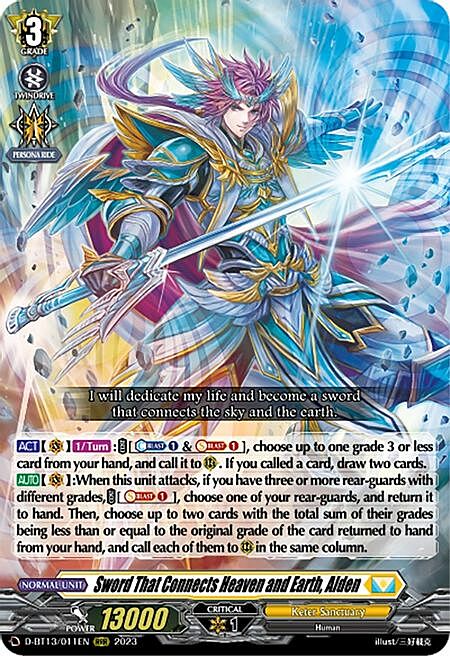 Sword That Connects Heaven and Earth, Alden Card Front