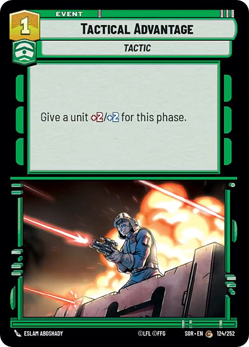 Tactical Advantage Card Front