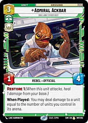 Admiral Ackbar - Brilliant Strategist