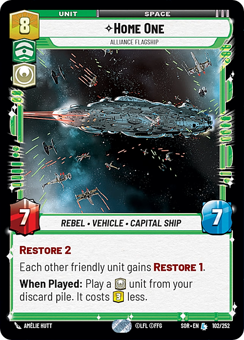 Home One - Alliance Flagship Card Front