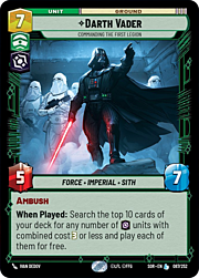 Darth Vader - Commanding the First Legion