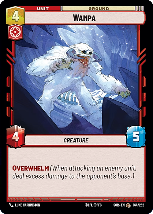 Wampa Card Front