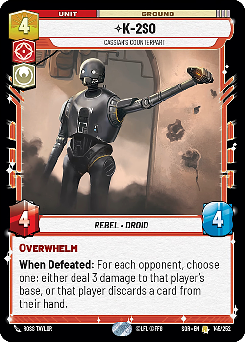 K-2SO, Spalla Di Cassian Card Front