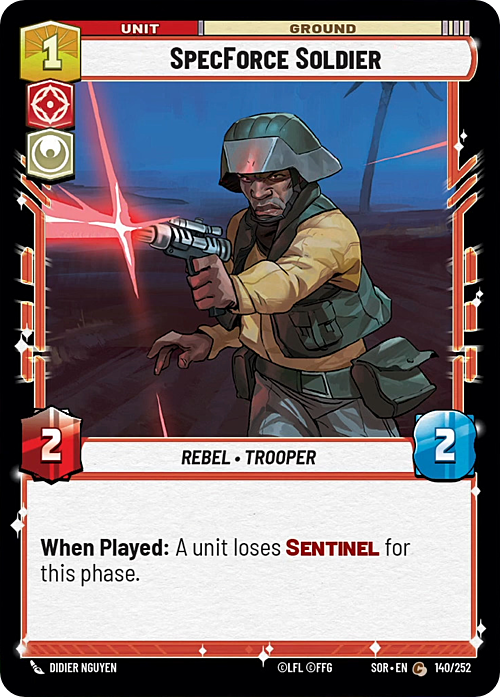 SpecForce Soldier Card Front