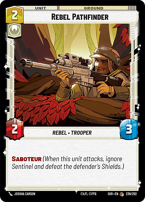 Rebel Pathfinder Card Front