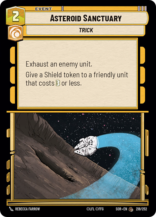 Asteroid Sanctuary Card Front