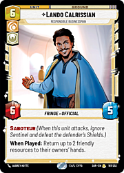 Lando Calrissian - Responsible Businessman