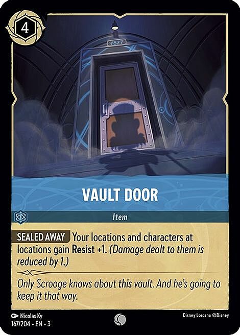 Vault Door Card Front