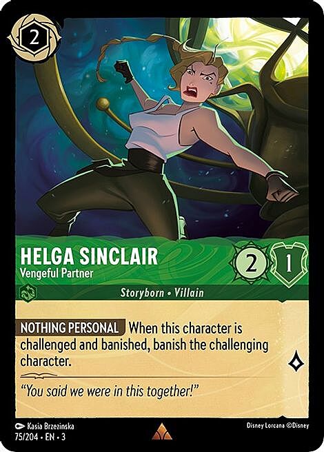 Helga Sinclair - Vengeful Partner Card Front