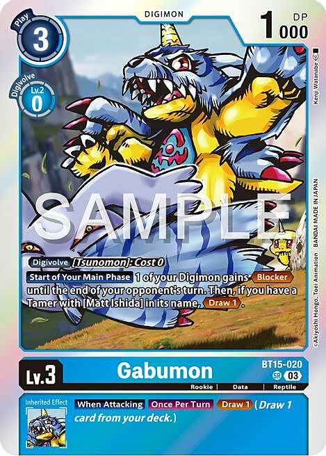 Gabumon Card Front