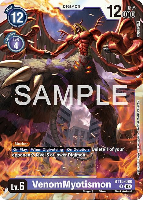 VenomMyotismon Card Front