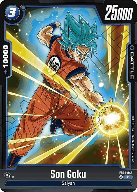 Son Goku Card Front